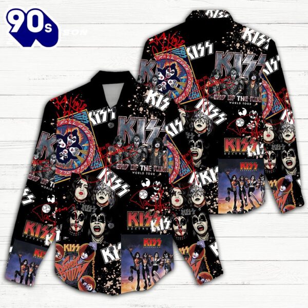 Kiss Band  New Women’s Casual Shirt 3D