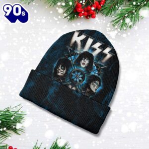 Kiss Rock Band Bonnet Hat Cool Outdoor Skullies Beanies Hat Star For Men Women Gift Xmas