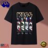 KISS Rock Band Portrait Graphic Signatures Vintage Music T Shirt, Trending Music 2D Tee