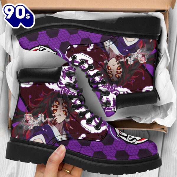 Kokushibou Leather Boots Shoes Demon Slayer Anime Custom