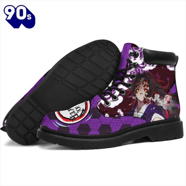 Kokushibou Leather Boots Shoes Demon Slayer Anime Custom