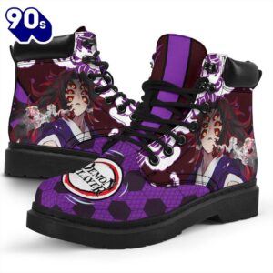 Kokushibou Leather Boots Shoes Demon Slayer Anime Custom