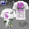 Korn European Tour 2026 Architects Special Guest Pink Logo T-Shirt
