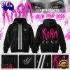 Korn UK IE Tour 2026 Limited Edition Signature Hoodie Shirt, Viral 3D Music Tee