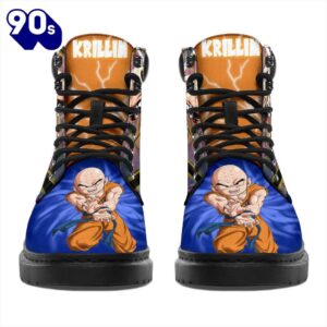 Krillin Dragon Ball Leather Boots Shoes Anime Custom Idea