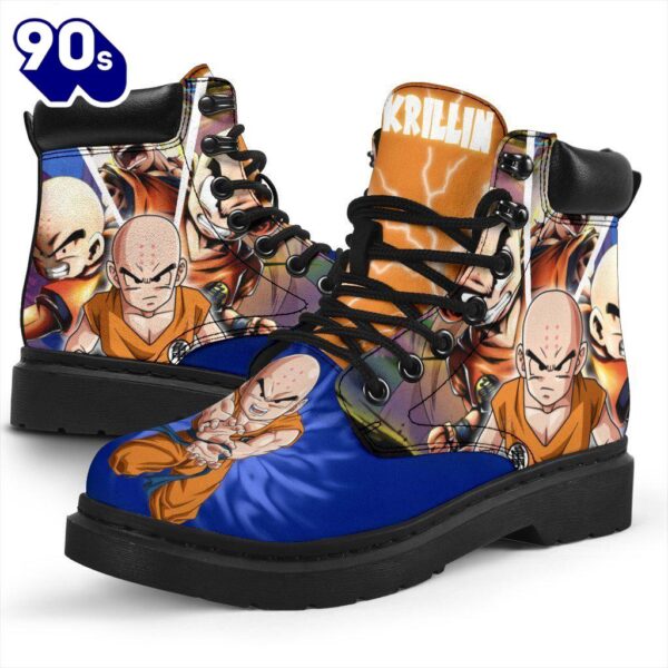 Krillin Dragon Ball Leather Boots Shoes Anime Custom Idea