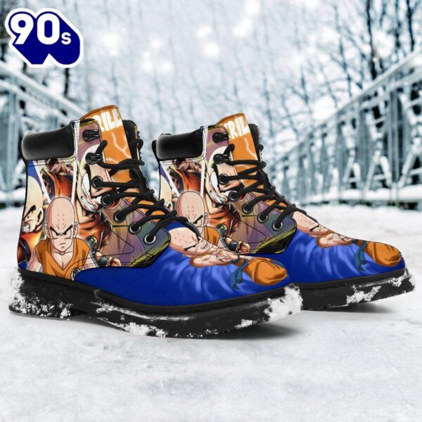 Krillin Dragon Ball Leather Boots Shoes Anime Custom Idea