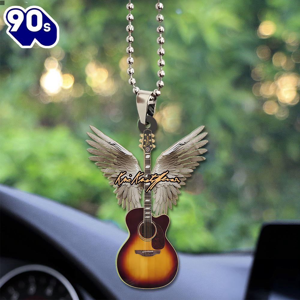 Kris Kristofferson Custom Shape 2-sided Acrylic Car Ornament  Christmas Day Kris Kristofferson Custom Shape 2-sided Acrylic Car Ornament  Christmas Day