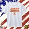 La Grinta di Clemson Tigers Basketball NCAA T Shirt , Trend Design Shirt