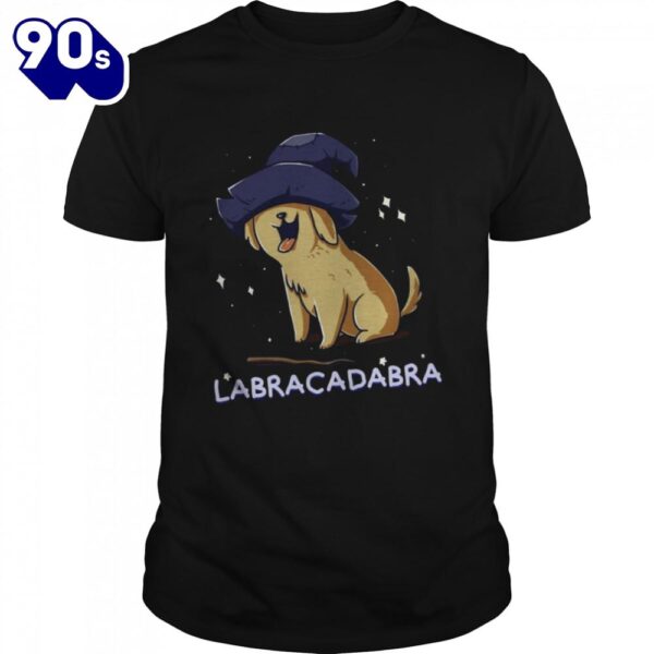 Labracadabra Dog Pun Cute Labrador Retriever Halloween T-Shirts For Man And Women