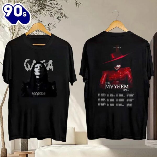 Lady Gaga The Mayhem Ball Tour Shirt, Lady Gaga Tee For Fans