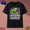 Las Vegas Aces I Hate Everybody Except Aces Grinch Christmas T Shirt, Viral 2D Graphic Tee