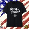Las Vegas Aces Raise the Stakes WNBA Basketball T Shirt, Viral 2D Graphic Tee