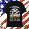 Las Vegas Raiders 66th Anniversary 1960 2026 Legends Signatures T Shirt, Viral 2D Graphic Tee
