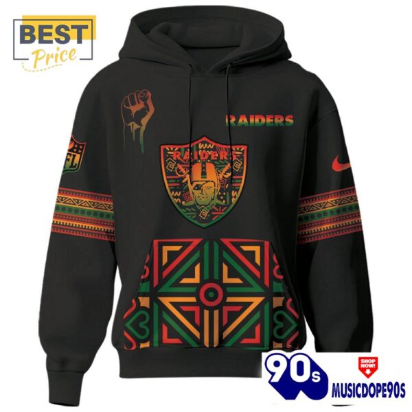 Las Vegas Raiders Black History Month 2024 Hoodie, Jogger, Cap