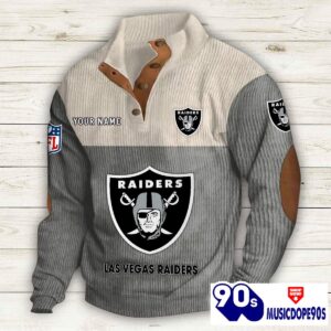 Las Vegas Raiders Button Up…