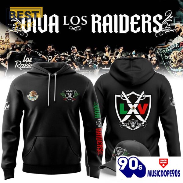 Las Vegas Raiders Mexico’s Independence Day Hoodie, Cap