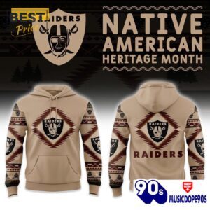 Las Vegas Raiders NFL America Native Hoodie, Jogger, Cap