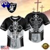 Las Vegas Raiders NFL Blessed Beyond The Score Baseball Jersey, Trending NFL Jersey