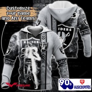 Las Vegas Raiders NFL Custom Name 3D Hoodie Teams Shirt For Fans