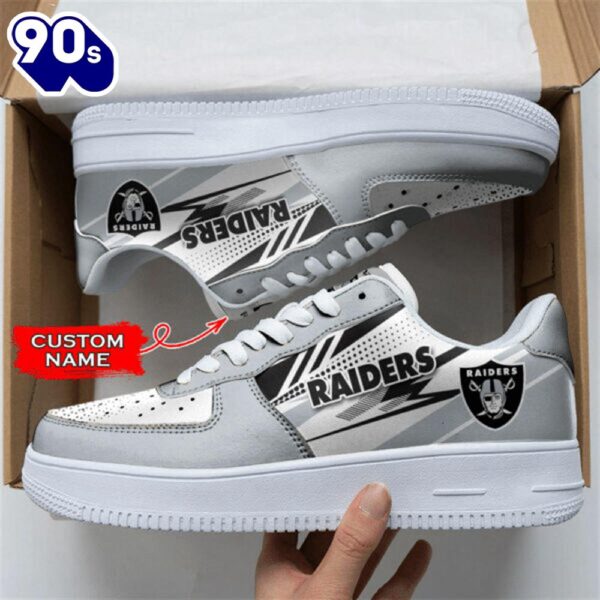 Las Vegas Raiders NFL Personalized Air Force 1 Shoes