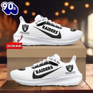 Las Vegas Raiders Running Shoes Custom Your Name
