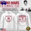 Las Vegas Raiders x Bruno Mars The Romantic Tour White Hoodie, Viral 3D Music Tee