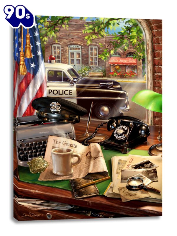 Law Enforcement Canvas Wall Art