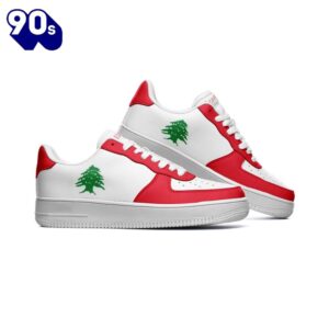 Lebanon Flag Air Force Shoes Custom Country