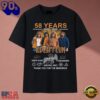 Led Zeppelin 58 Years 1968 2026 Vintage Rock Band Signatures Graphic T Shirt, Trending Music 2D Tee