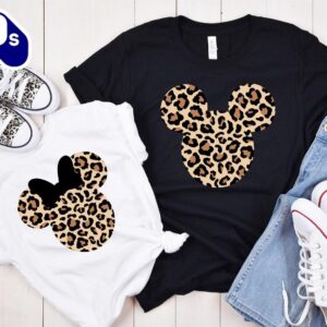 Leopard Print Mickey Minnie Family…