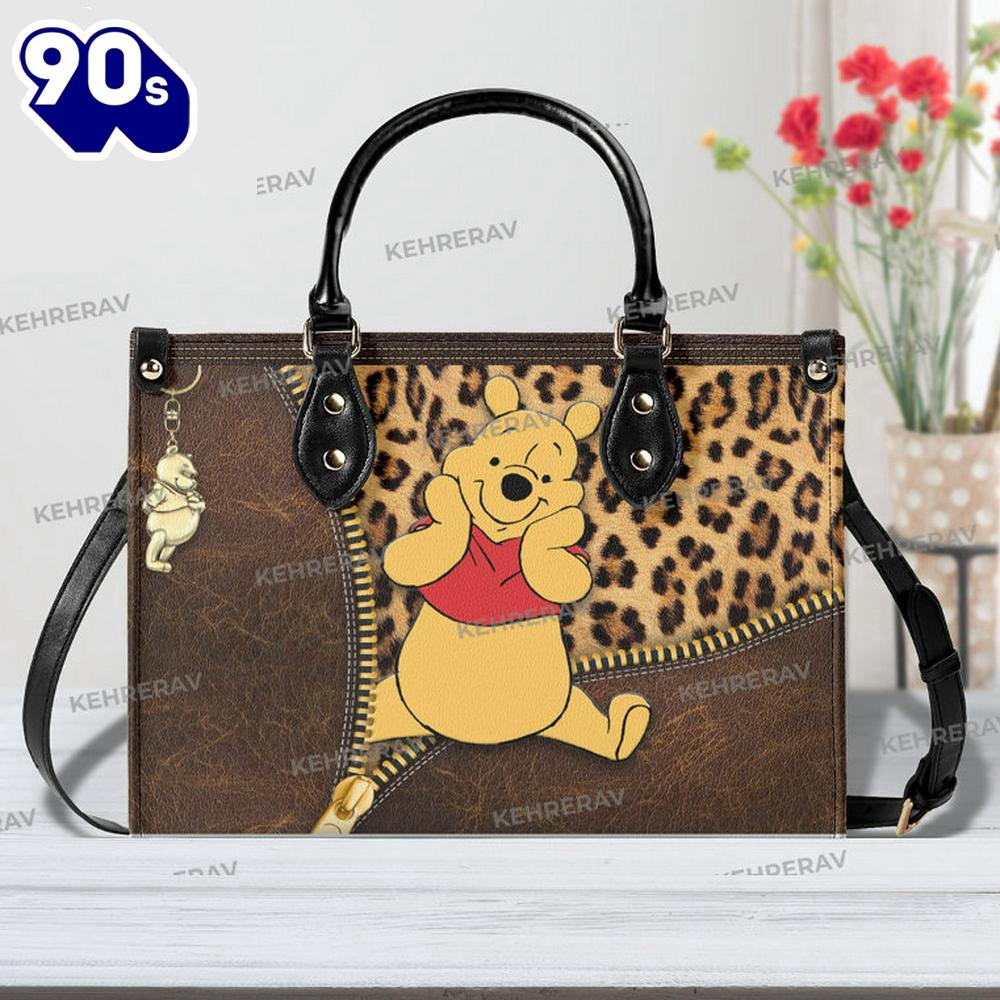Leopard Winnie The Pooh Leather Handbag Leopard Winnie The Pooh Leather Handbag
