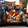 Let Rock ACDC Red Art Bedding Set Decor Home