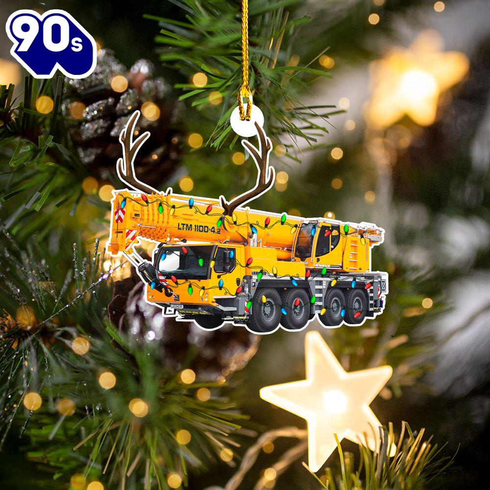Liebherr Telescopic Mobile Cranes Crane Operator Christmas Ornament Liebherr Telescopic Mobile Cranes Crane Operator Christmas Ornament