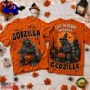 Life Is Scary Without Godzilla Halloween 2026 3D Shirt , Music New Design T Shirt