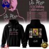 Lil Peep 30th Birthday Celebration Graphic Signature Hoodie, Viral 3D Music Tee