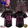 Lil Peep 30th Birthday Celebration Limited Edition Signature Black Baseball Jersey, Music Fan Baseball Jersey