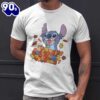 Lilo & Stitch Autumn Leaves T-Shirt Disney Gift Xmas