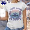 Lilo & Stitch Cute And Fluffy T-Shirt Disney Gift Xmas
