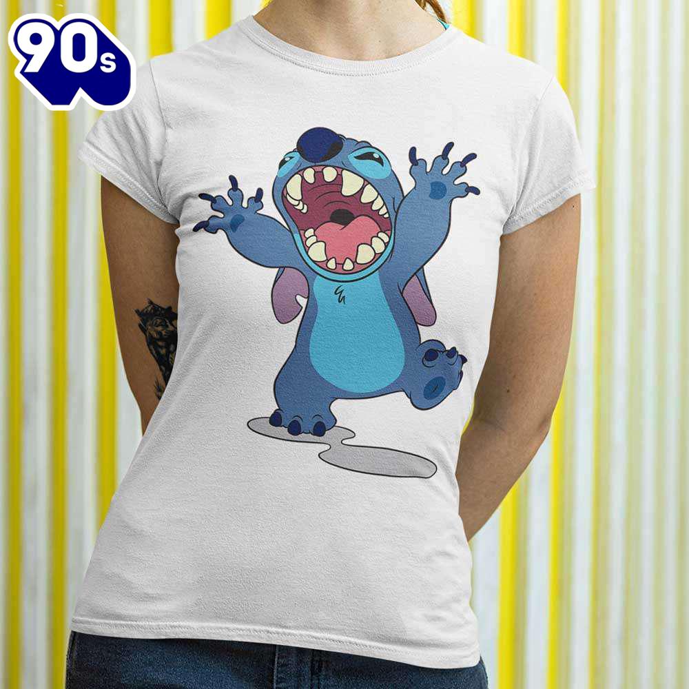 Lilo & Stitch Growl T-Shirt Disney Gift Summer Lilo & Stitch Growl T-Shirt Disney Gift Summer