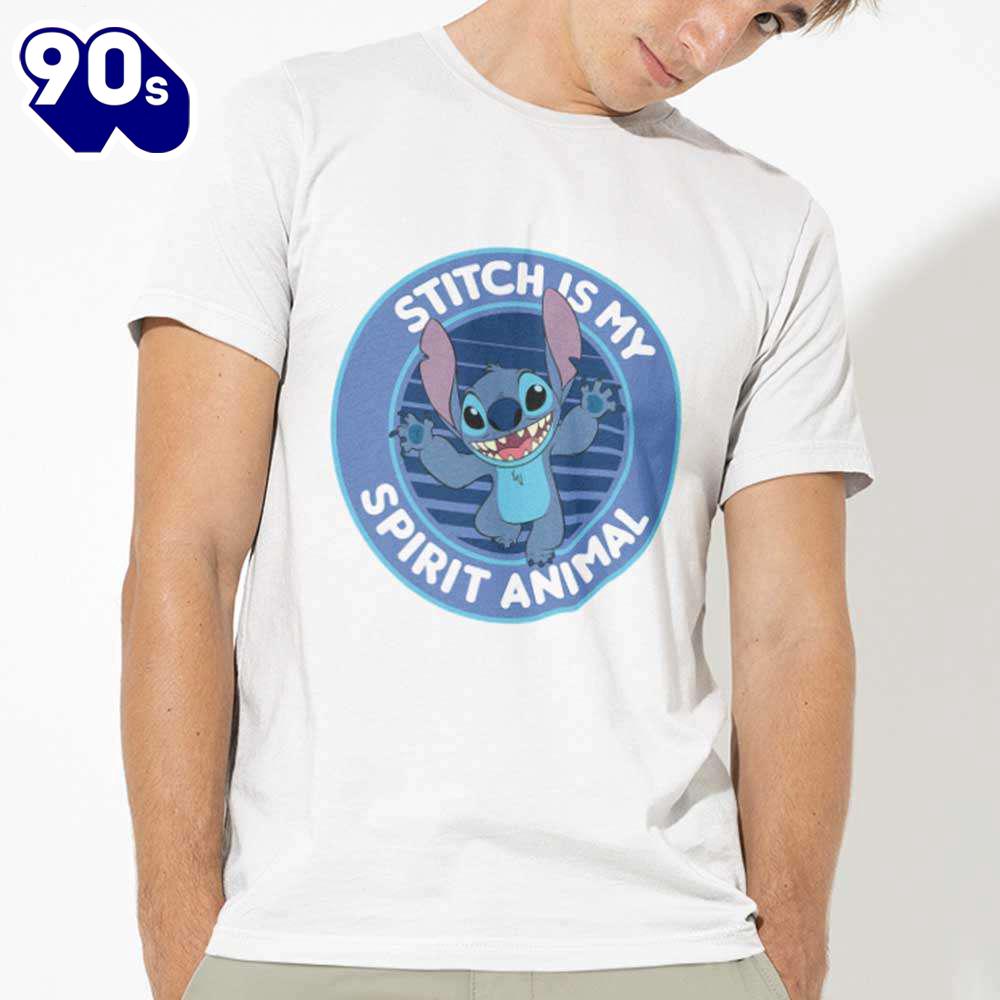 Lilo & Stitch My Spirit Animal T-Shirt Disney Gift Summer Lilo & Stitch My Spirit Animal T-Shirt Disney Gift Summer