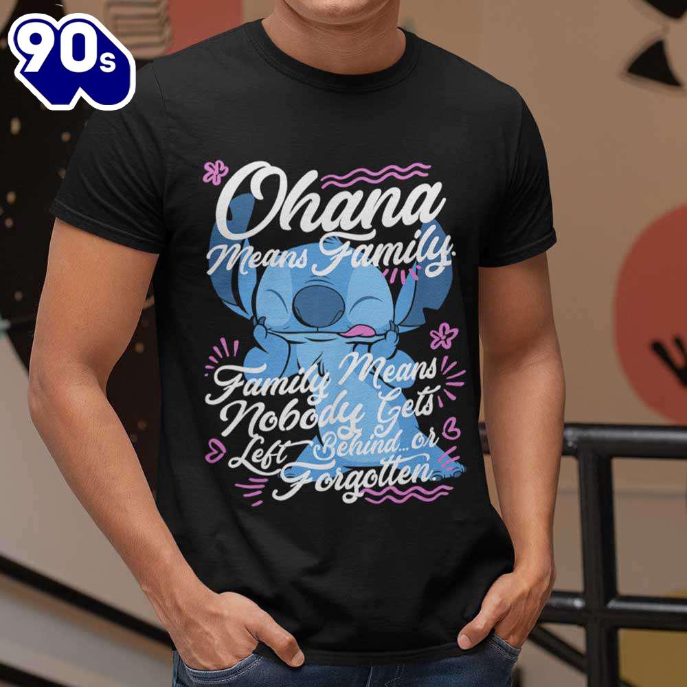 Lilo & Stitch Ohana Means Family T-Shirt Disney Gift Summer Lilo & Stitch Ohana Means Family T-Shirt Disney Gift Summer