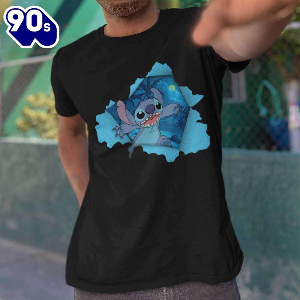 Lilo & Stitch Tropical Breakout T-Shirt Disney Gift Summer Lilo & Stitch Tropical Breakout T-Shirt Disney Gift Summer