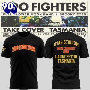 Limited Edition FFighters 2026 Tour Tasmania Merch TShirt