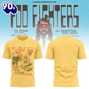 Limited Edition Foo Fighters Tour Tshirt