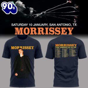Limited Edition Morrissey Tour 2026 Night TShirt