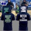 Limited Edition Seattle Seahawks ” Belt to Ass – Bitch I’m A Seahawks ” Tshirt