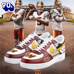 Limited Edition Washington Commanders AF1 Shoes