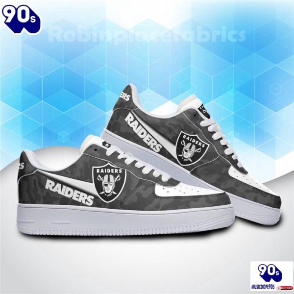 [Limited] Las Vegas Raiders Team Air Force 1 Sneakers