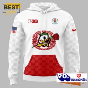 Limited Oregon Ducks x Rose Bowl Game Hoodie, Cap